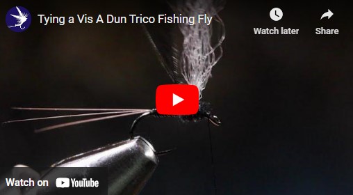 Tying a Vis A Dun Trico Fishing Fly